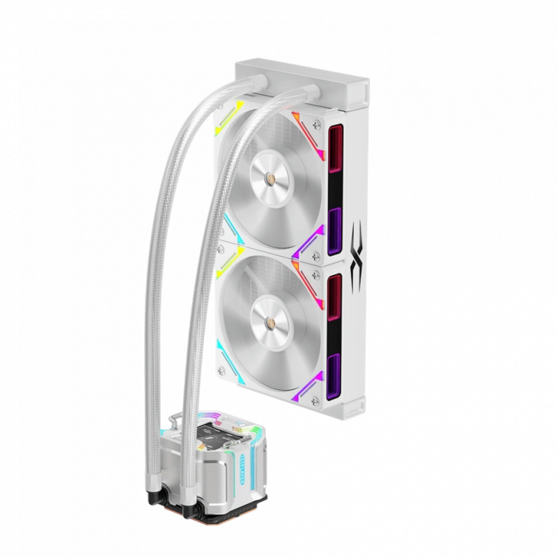 Система жидкостного охлаждения для процессора 1STPLAYER X-240 ARGB White (X-240-WH)