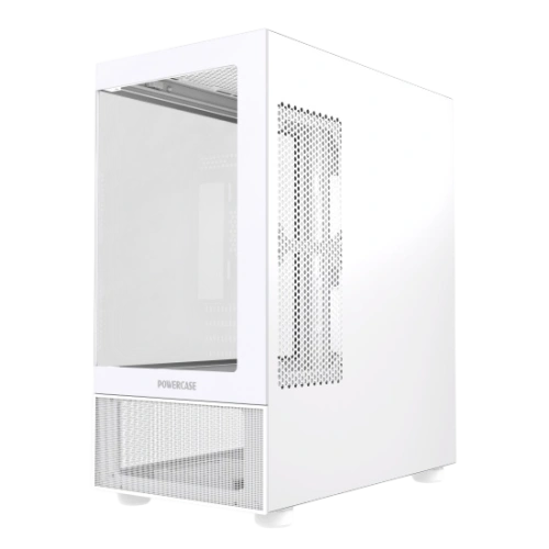 Компьютерный корпус Powercase Vision Micro M2 TG White (CVMWM2-L0)