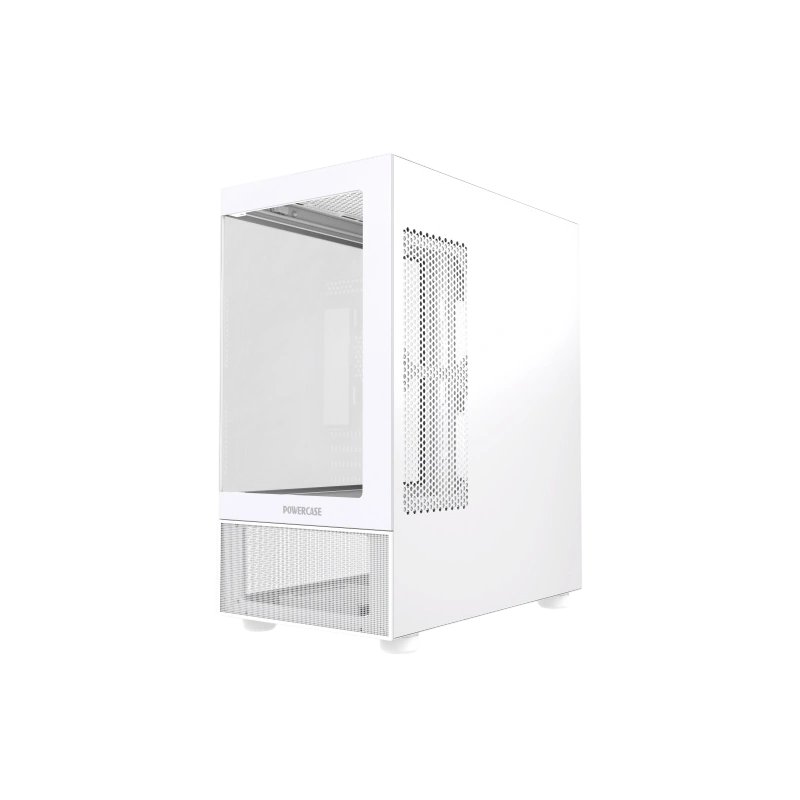 Компьютерный корпус Powercase Vision Micro M2 TG White (CVMWM2-L0)