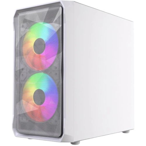 Компьютерный корпус Powercase Mistral Micro A3W TG ARGB V2 White (CMMAW-A3-V2)