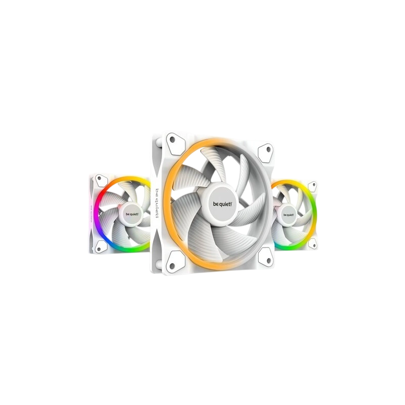 Комплект вентиляторов Be Quiet! LIGHT WINGS RGB White BL101 документация, комплект крепежа