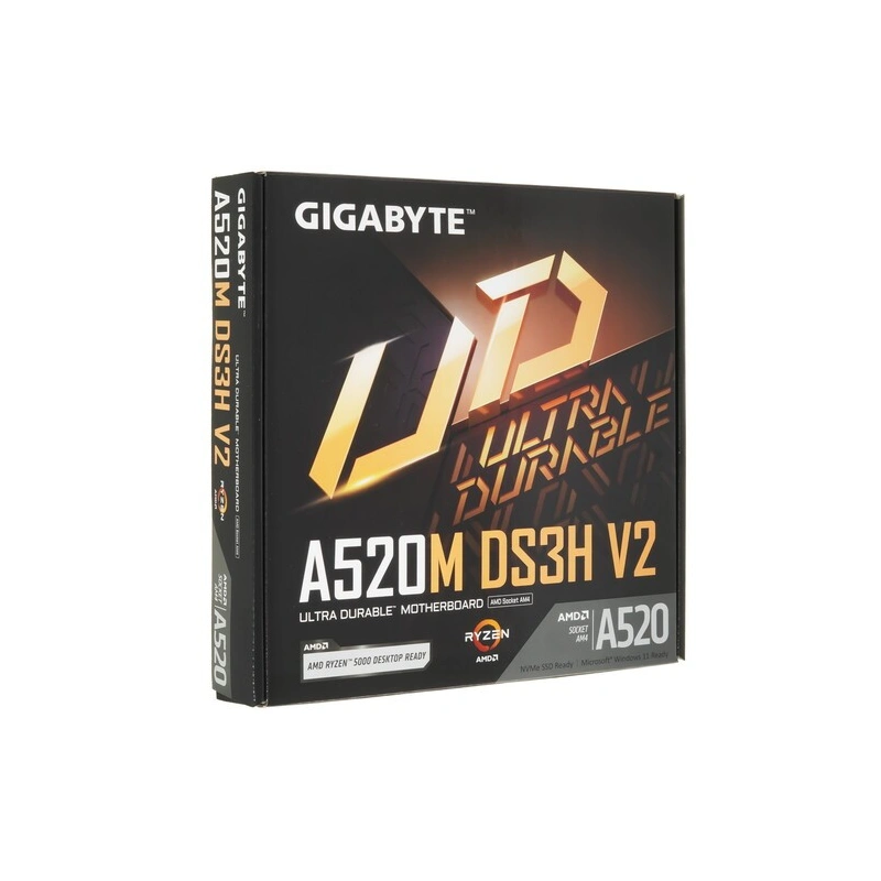 Материнская плата Gigabyte A520M DS3H V2 документация, задняя планка