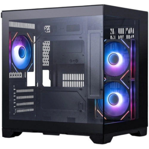 Компьютерный корпус 1STPLAYER MEGAVIEW MV5-TP ARGB Black (MV5-TP-BK-2FC7R-1FC7)