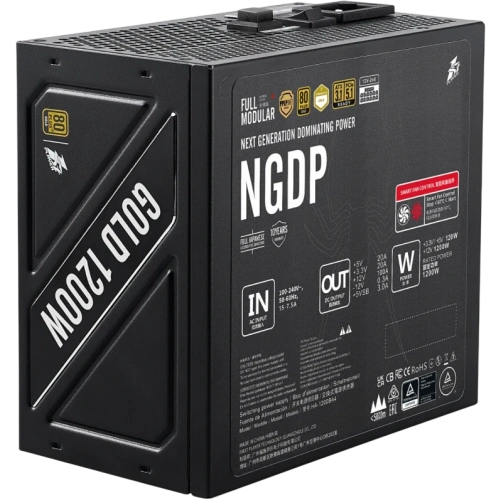 Блок питания 1STPLAYER 1200W NGDP GOLD Black (HA-1200BA4) 16 Pin (PCIe 5.1 Connector Cable Details)