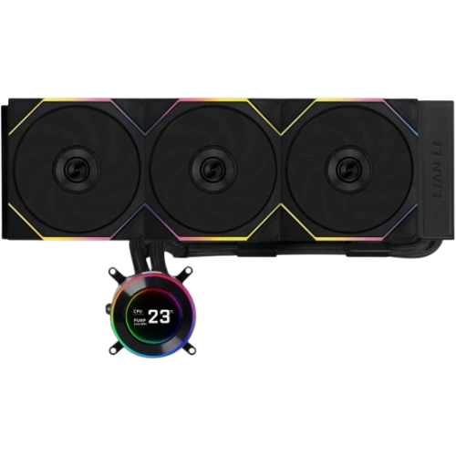 Система жидкостного охлаждения для процессора Lian Li HydroShift II LCD-C 360TL GHS2LCD36TB ARGB Black (G89.GHS2LCD36TB.R0)