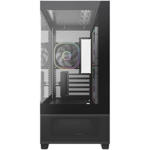 Компьютерный корпус Powercase Vision Micro S3B TG ARGB Black (CVMMSB-A3)