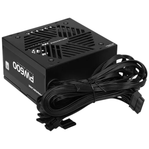 Блок питания Powercase 600W PW600 (PS-600W-DC) документация, комплект крепежа