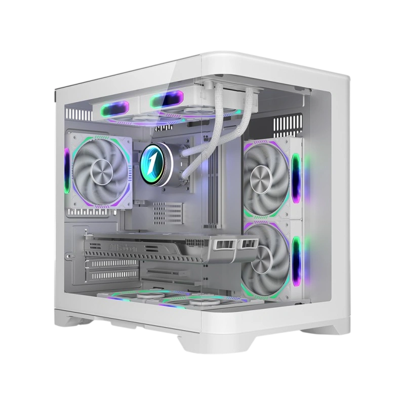 Компьютерный корпус 1STPLAYER UVIEW UV5 White (UV5-WH)