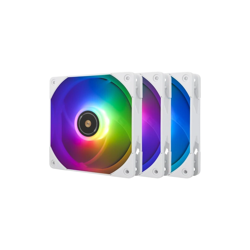 Комплект вентиляторов для корпуса Thermalright TL-E12W-S ARGB White (TRTLE12WS.3P) крепежа