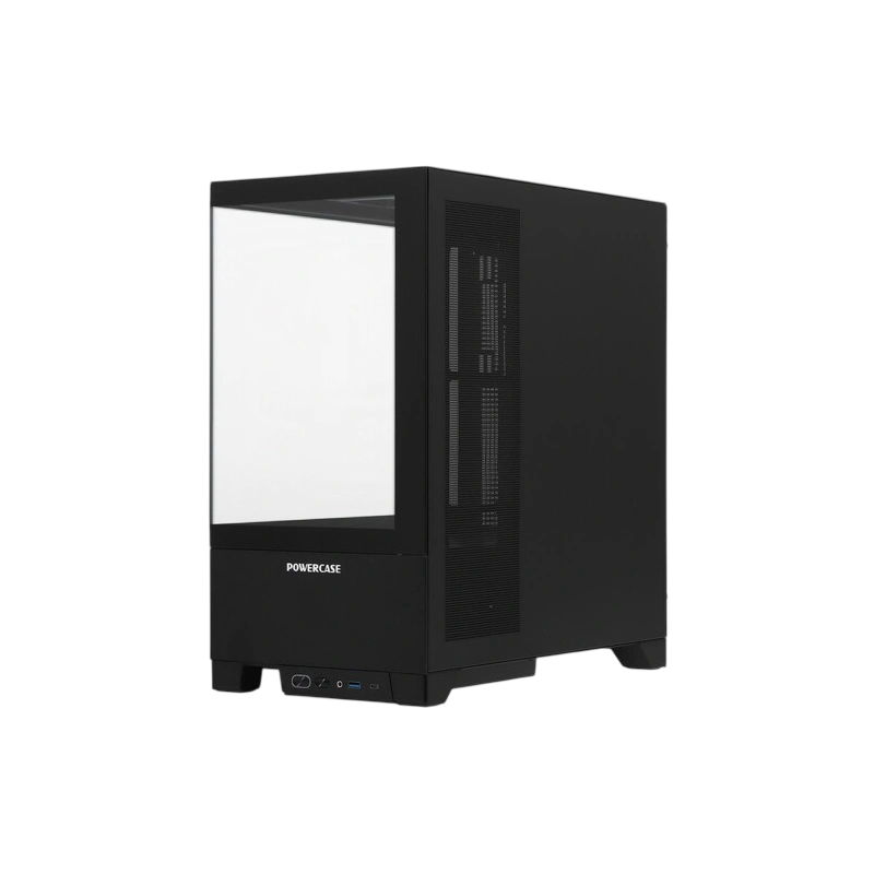 Компьютерный корпус Powercase VISION Black V2 TG Black (CVBAV2-L0) документация