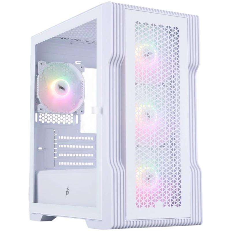 Компьютерный корпус 1STPLAYER TRILOBITE T3 ARGB White (T3-WH-4F7-W)