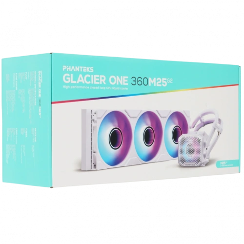 Система жидкостного охлаждения для процессора PHANTEKS Glacier One 360M25 G2 ARGB White (PH-GO360M25G2_DWT01)