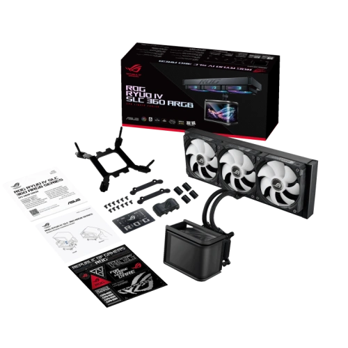 Система жидкостного охлаждения для процессора ASUS ROG RYUO IV SLC 360 ARGB Black (90RC0151-B0EAY0)