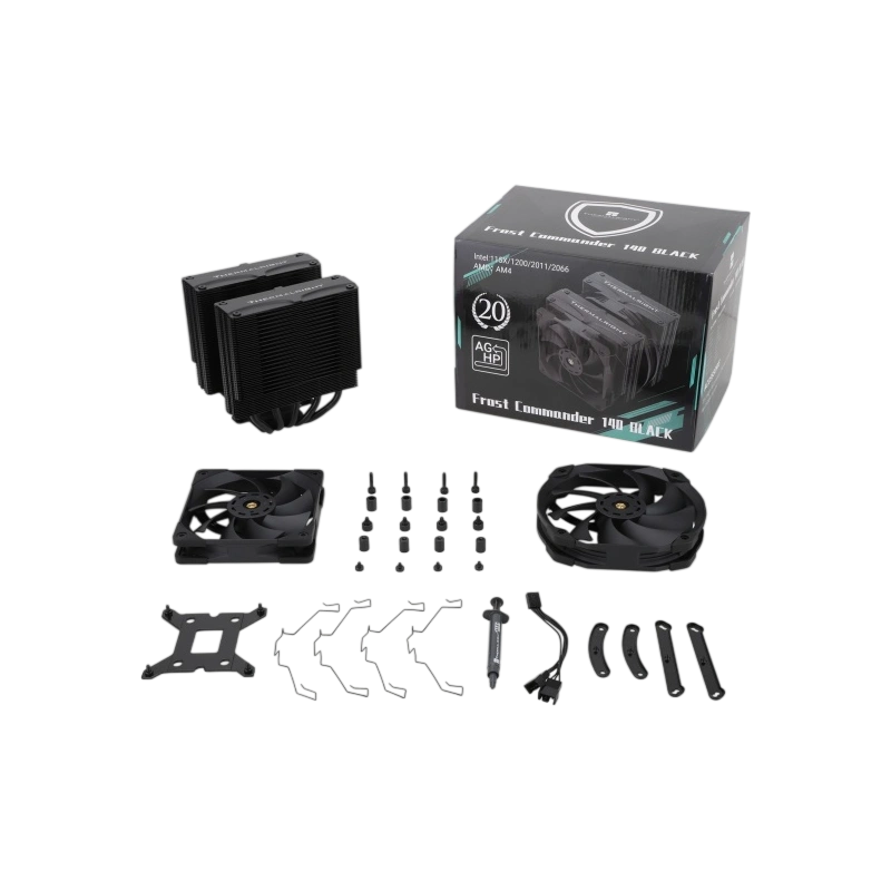 Кулер для процессора Thermalright Frost Commander 140 Black (TRFC140B)