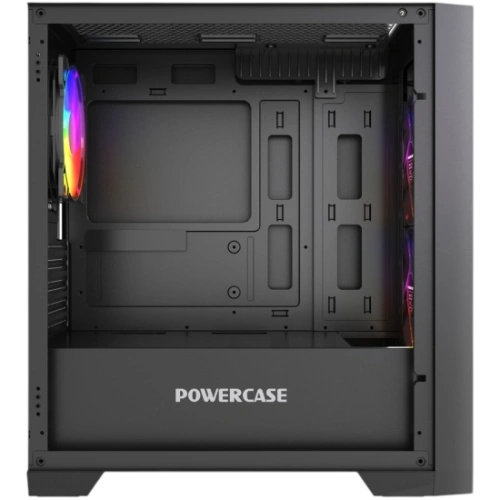 Компьютерный корпус Powercase ALISIO Micro Z3B ARGB V2 ARGB Black (CAMZB-A3-V2)