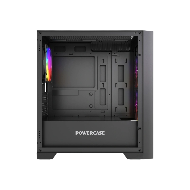 Компьютерный корпус Powercase ALISIO Micro Z3B ARGB V2 ARGB Black (CAMZB-A3-V2)