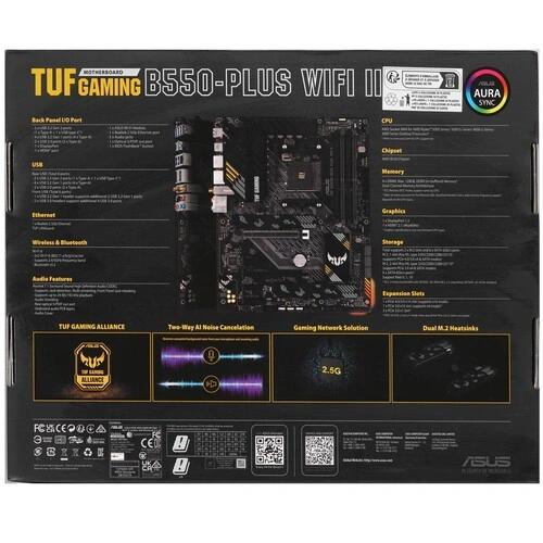 Материнская плата ASUS TUF GAMING B550-PLUS WIFI II