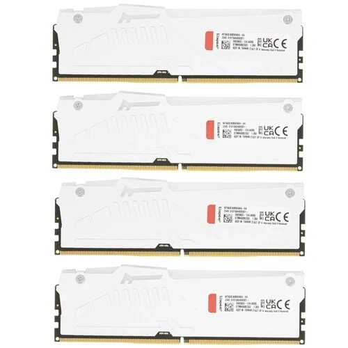 Оперативная память 64 Gb 6000 MHz Kingston FURY Beast RGB White (KF560C40BWAK4-64)