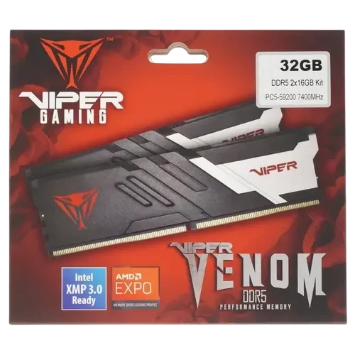 Оперативная память 32 Gb 7400 MHz PATRIOT VIPER VENOM (PVV532G740C36K)