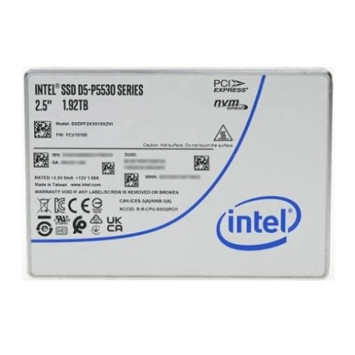 Твердотельный накопитель Intel 1920 Gb TLC D5-P5530 (SSDPF2KX019XZN1)