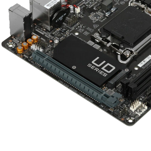 Материнская плата Gigabyte H610I документация, задняя планка