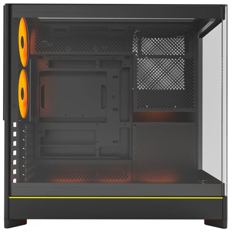 Компьютерный корпус Montech HS02 PRO Black документация, набор крепежа