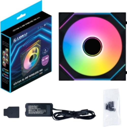 Вентилятор для корпуса Lian Li UNI FAN SL-INF 140 Wireless ARGB Black (14SLIN1W1B) (G99.14SLIN1W1B.R0)