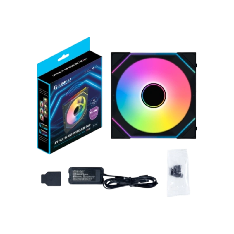 Вентилятор для корпуса Lian Li UNI FAN SL-INF 140 Wireless ARGB Black (14SLIN1W1B) (G99.14SLIN1W1B.R0)