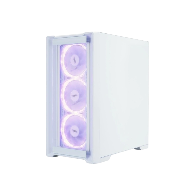 Компьютерный корпус 1STPLAYER TRILOBITE T4-G GLASS ARGB White (T4-G-WH-4FS7-W)
