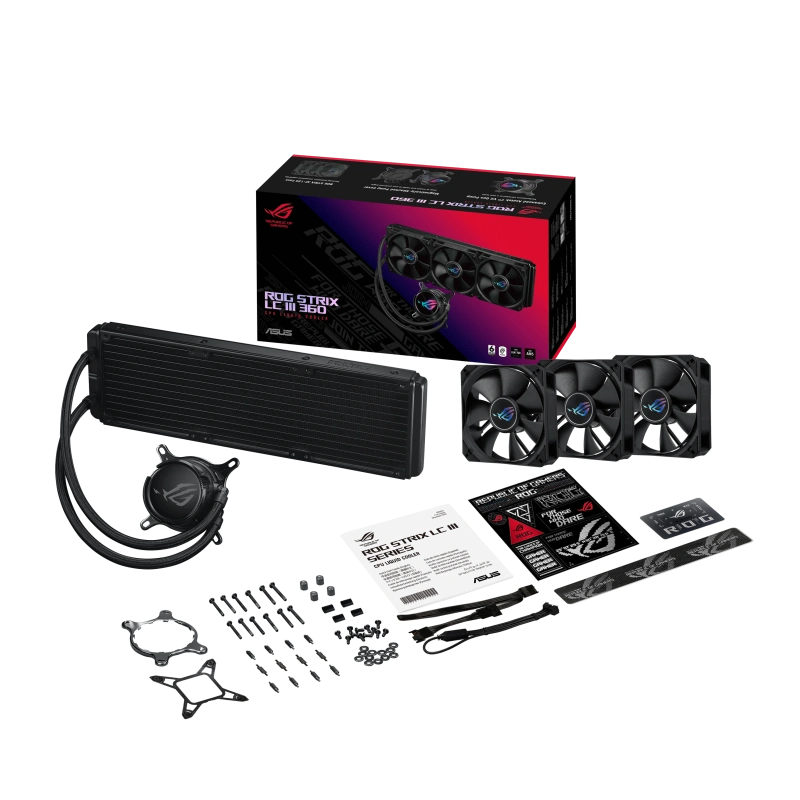 Система жидкостного охлаждения для процессора ASUS ROG STRIX LC III 360 SIGRID V2 ARGB Black (90RC00T0-M0UAY0)
