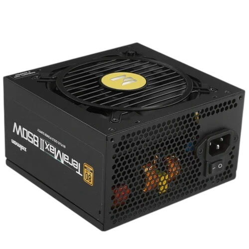 Блок питания Zalman 850W (ZM850-TMX2) 16 Pin (PCIe 5.0 Connector Cable Details) документация, кабельные стяжки, комплект кабелей
