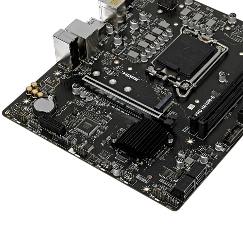 Материнская плата MSI PRO H610M-E документация, задняя планка, кабель SATA