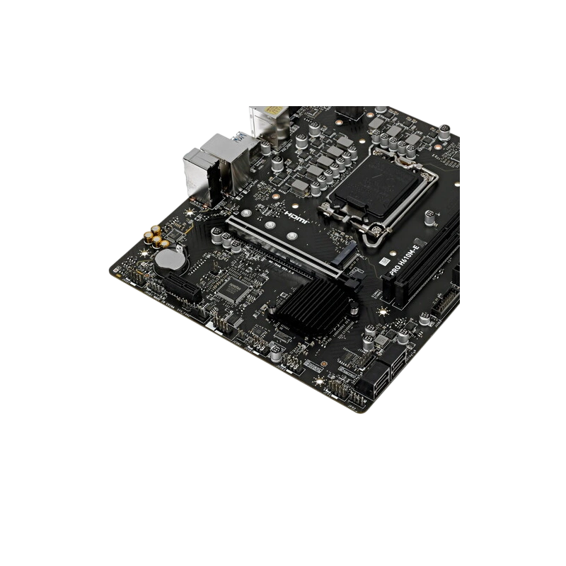 Материнская плата MSI PRO H610M-E документация, задняя планка, кабель SATA