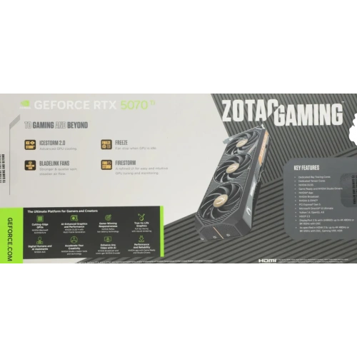 Видеокарта ZOTAC (ZT-B50710J3-10P) GeForce RTX 5070 Ti 16GB SOLID SFF OC