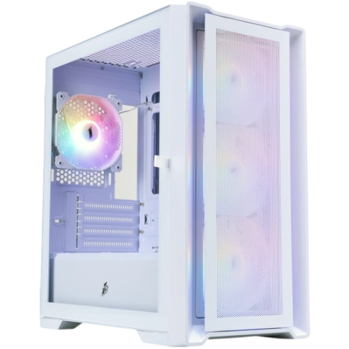 Компьютерный корпус 1STPLAYER TRILOBITE T4 MESH FRGB White (T4-WH-4F1-W)