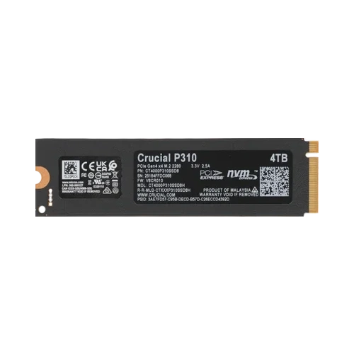 Твердотельный накопитель CRUCIAL 4000 Gb P310 (CT4000P310SSD8)