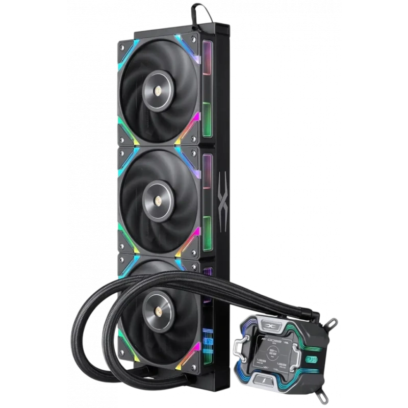 Система жидкостного охлаждения для процессора 1STPLAYER X-360 ARGB Black (X-360-BK)