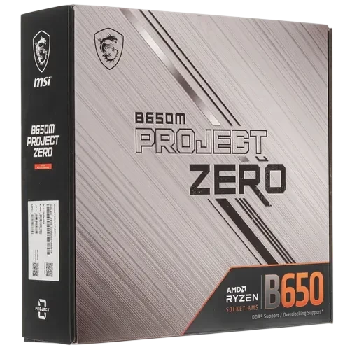 Материнская плата MSI B650M PROJECT ZERO 2 x кабель SATA, антенна Wi-Fi, документация, комплект наклеек