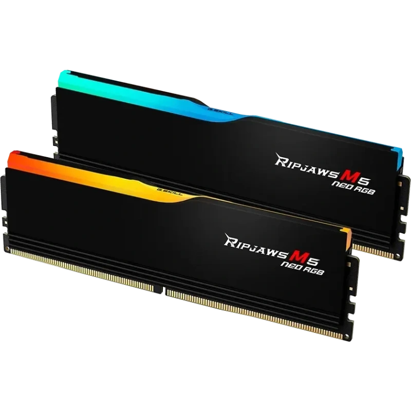 Оперативная память 32 Gb 6000 MHz G.Skill RIPJAWS M5 NEO RGB Black (F5-6000J3636F16GX2-RM5NRK)