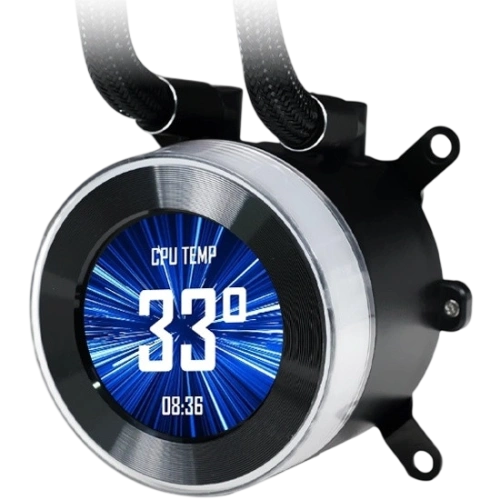 Система жидкостного охлаждения для процессора Lian Li HydroShift II LCD-C 360N Black (GHS2LCD36B) (G89.GHS2LCD36B.R0)