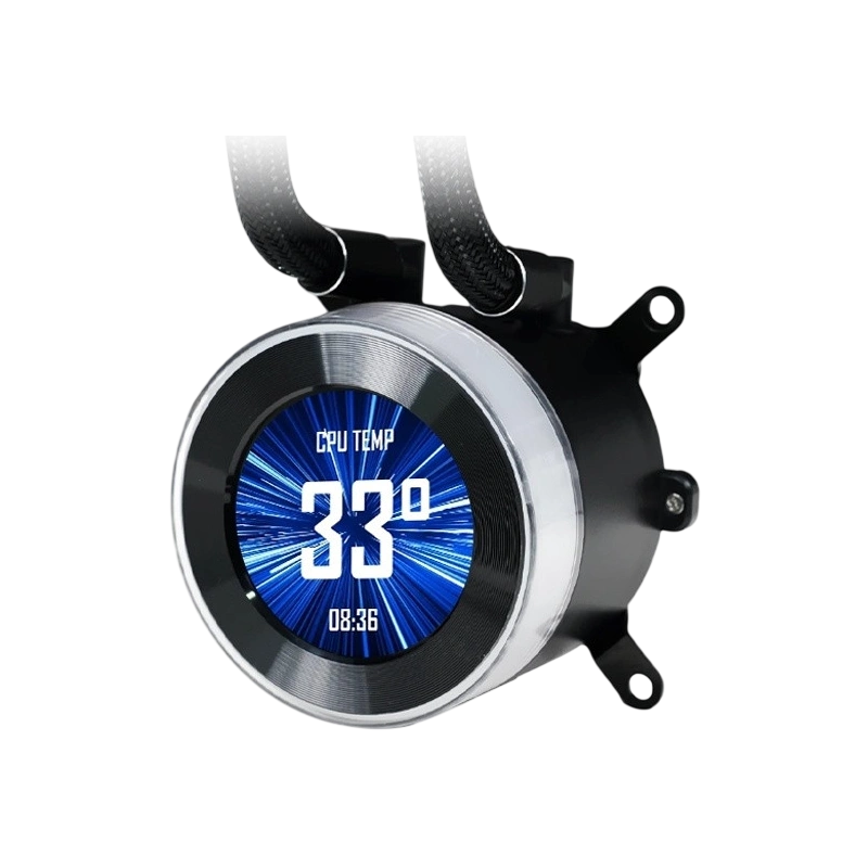 Система жидкостного охлаждения для процессора Lian Li HydroShift II LCD-C 360N Black (GHS2LCD36B) (G89.GHS2LCD36B.R0)