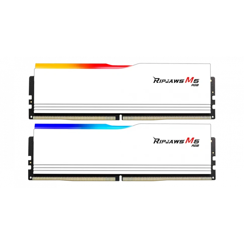 Оперативная память 64 Gb 6000 MHz G.Skill RIPJAWS M5 RGB White (F5-6000J3040G32GX2-RM5RW)