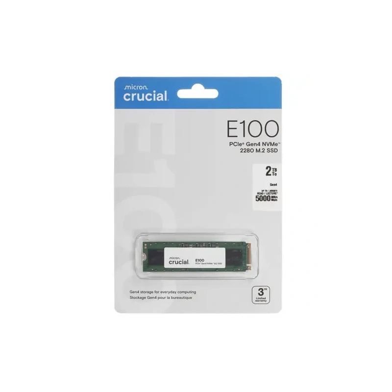 Твердотельный накопитель CRUCIAL 2000 Gb E100 (CT2000E100SSD8) BOX