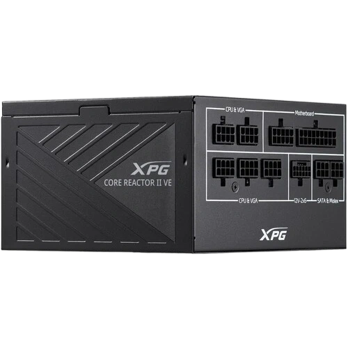Блок питания ADATA XPG 850W CORE REACTOR II (COREREACTORIIVE850G-BKCEU) 16 Pin (PCIe 5.0 Connector Cable Details) документация, комплект кабелей