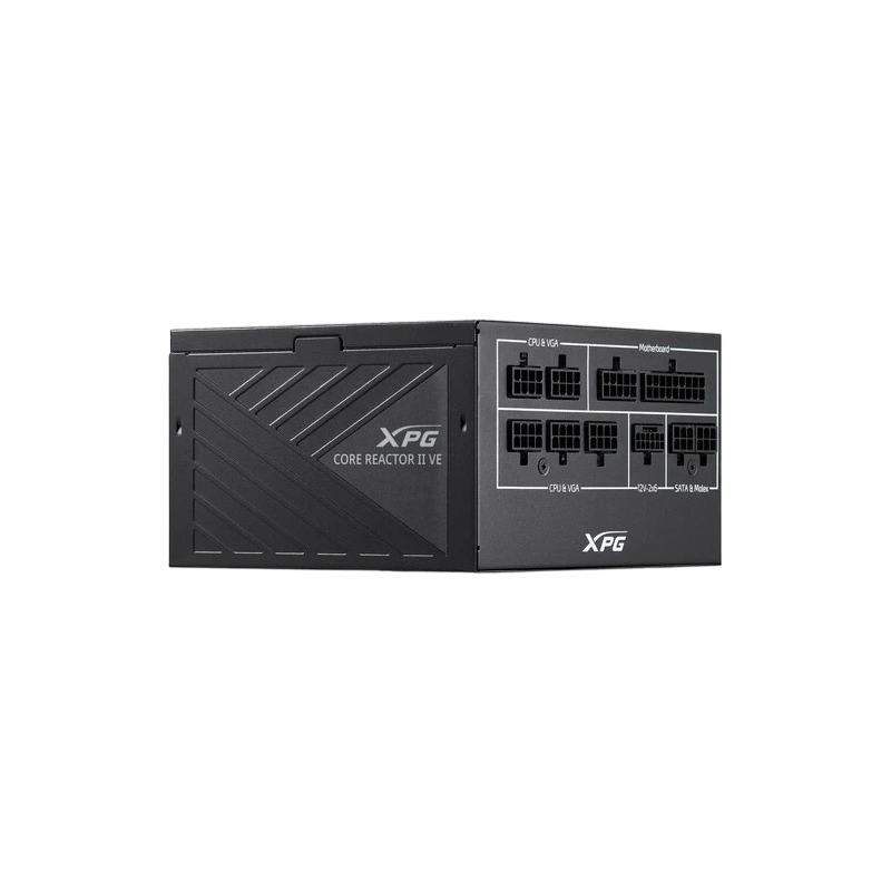 Блок питания ADATA XPG 850W CORE REACTOR II (COREREACTORIIVE850G-BKCEU) 16 Pin (PCIe 5.0 Connector Cable Details) документация, комплект кабелей