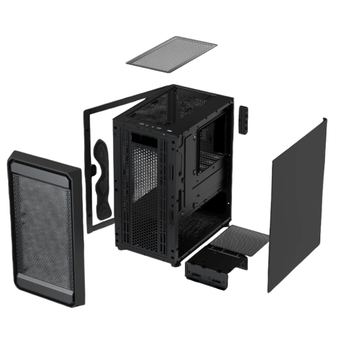 Компьютерный корпус XASTRA A303M 3ARGB Black (A303M-2FC14A-1FC12A-D)