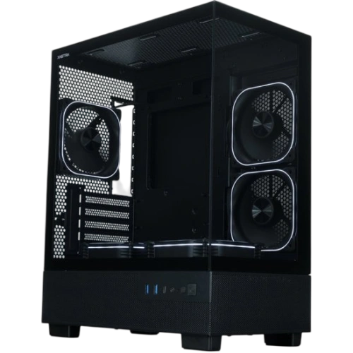 Компьютерный корпус XASTRA Q400M 5ARGB-FG-C6-UC ARGB Black (Q400M-5FG12A-C6-UC)