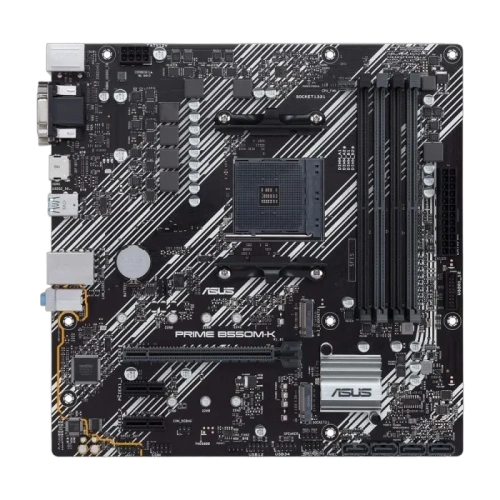 Материнская плата ASUS PRIME B550M-K (90MB14V0-M0EAY0) 2 x кабель SATA, диск с ПО, документация, задняя планка