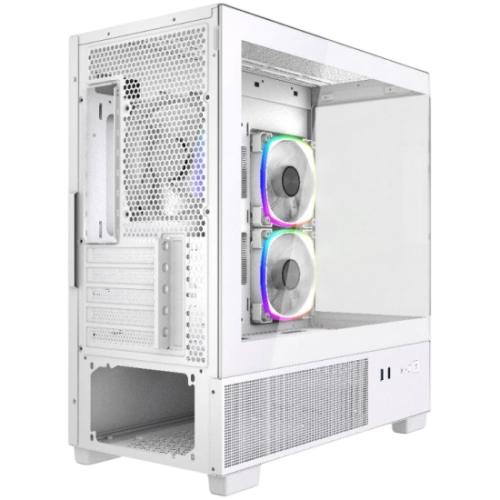 Компьютерный корпус Powercase Vision Micro M3W TG ARGB White (CVMMW-A3)