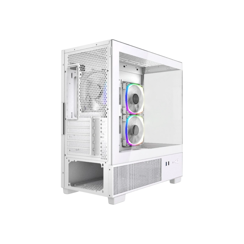Компьютерный корпус Powercase Vision Micro M3W TG ARGB White (CVMMW-A3)